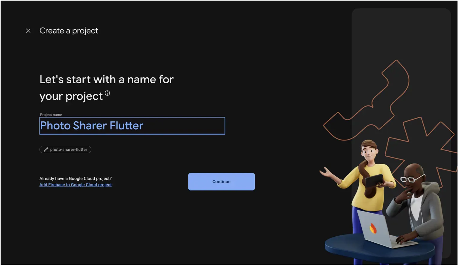 a unique Project ID