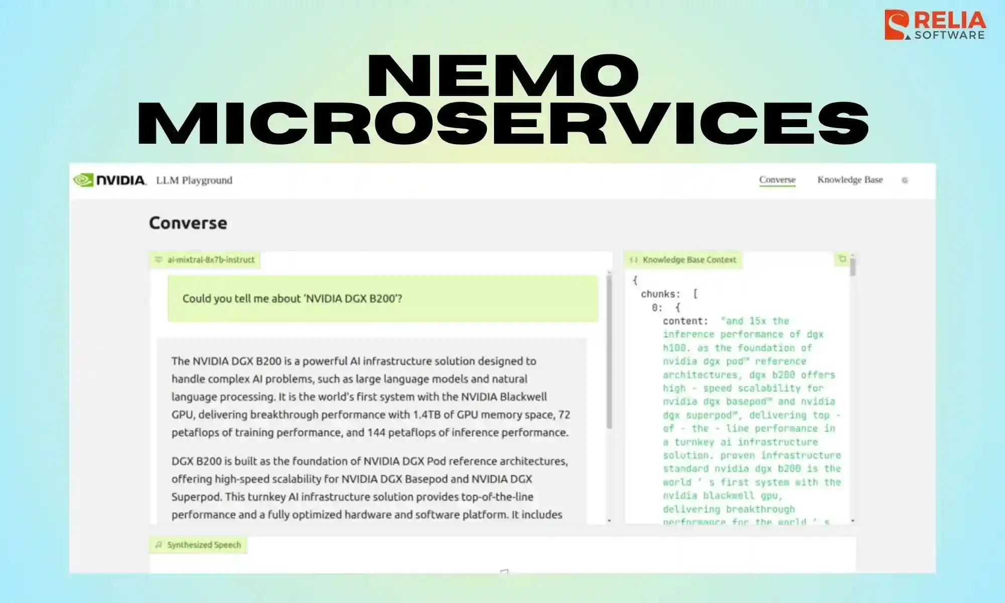 ai agent framework nemo microservices