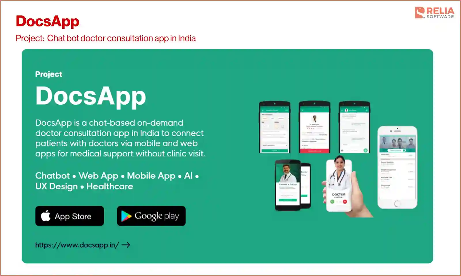 ai chatbot development case relia software