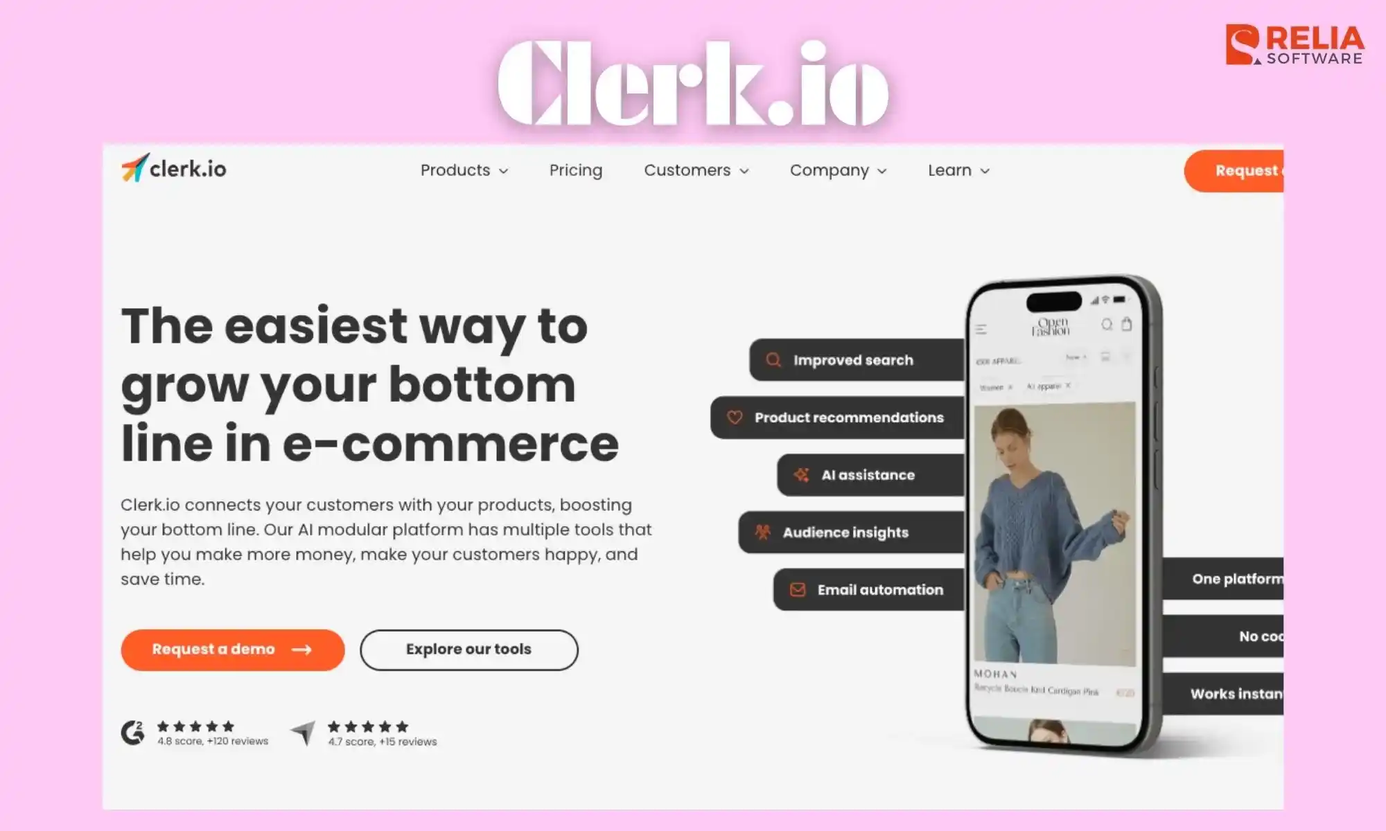 ai tools for ecommerce clerk io