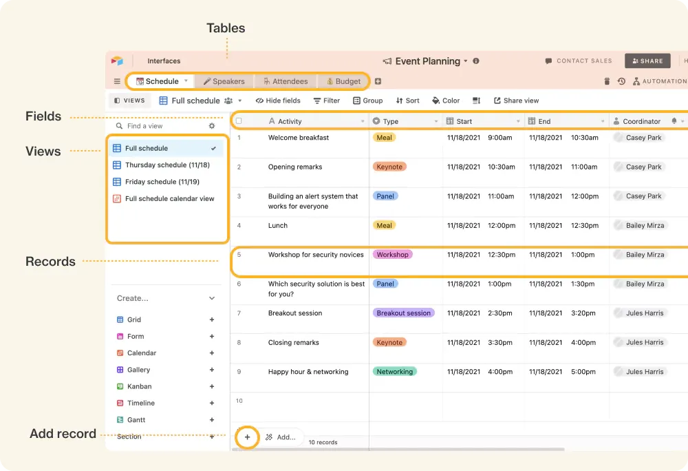 Airtable Platform