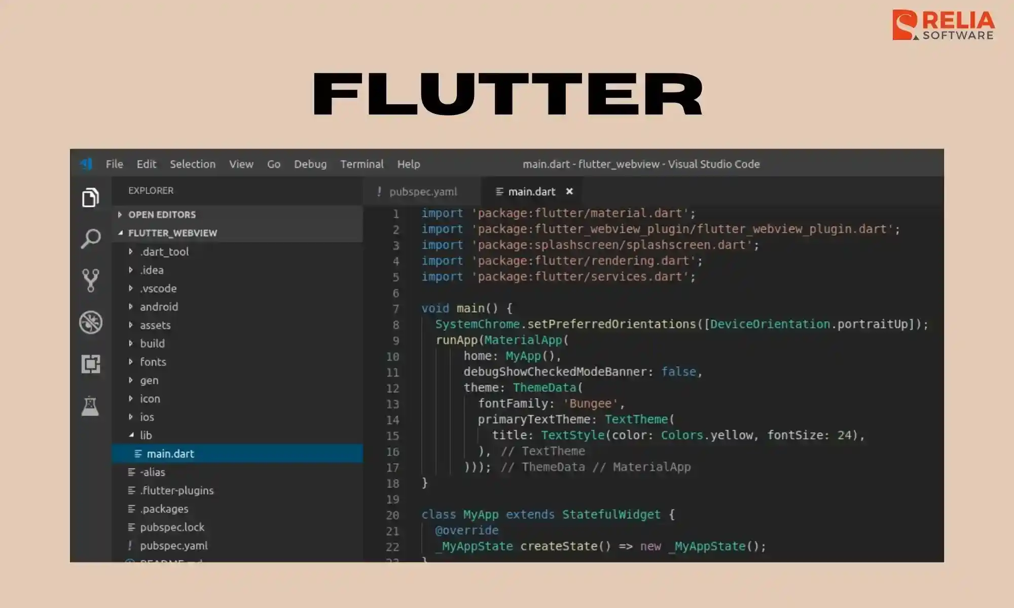 flutter android app development framework
