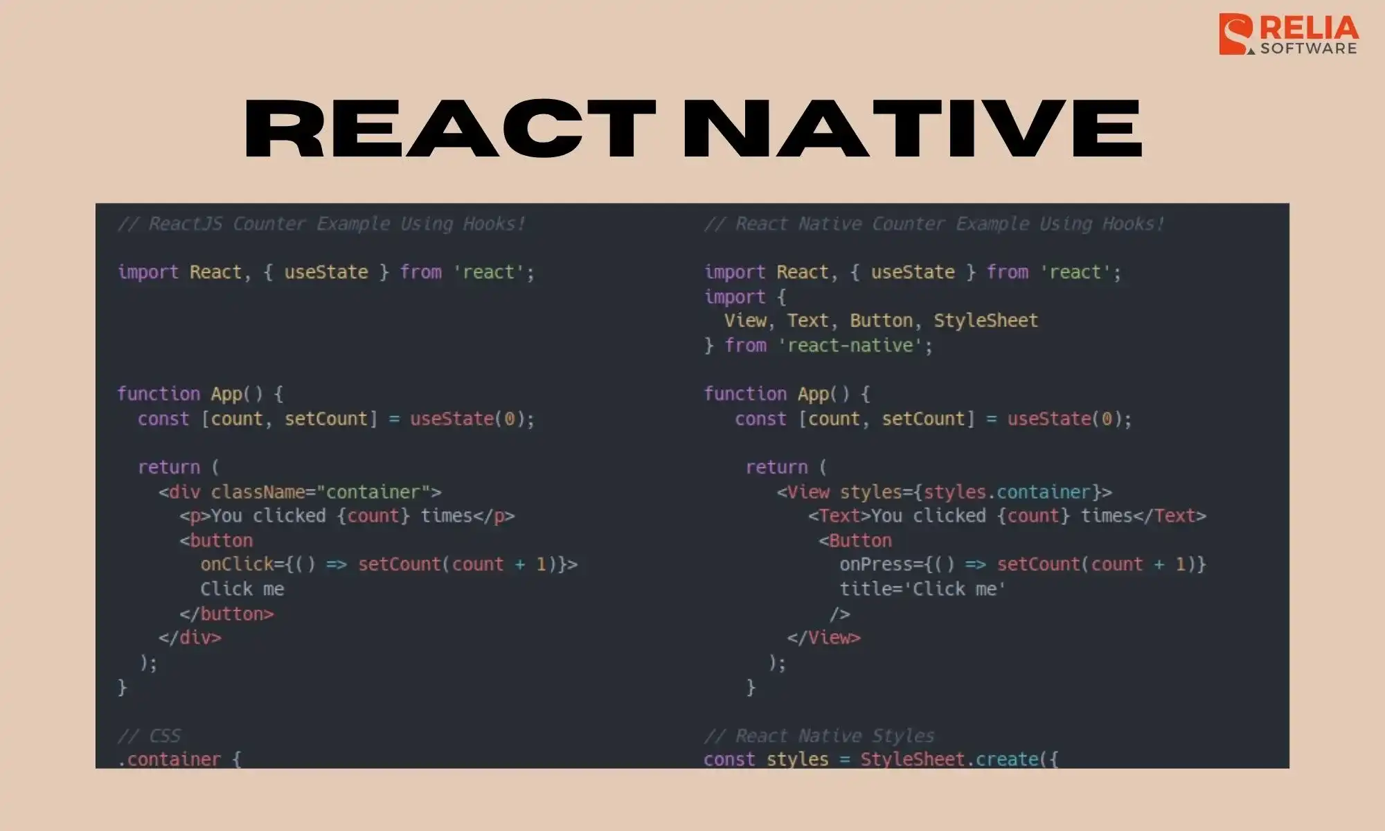 react native android app development framework