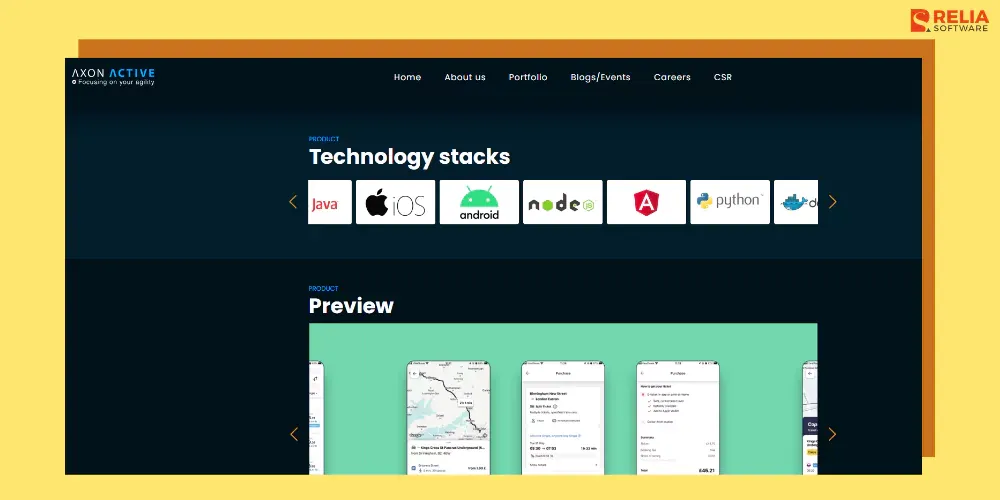 Axon Active javascript development company