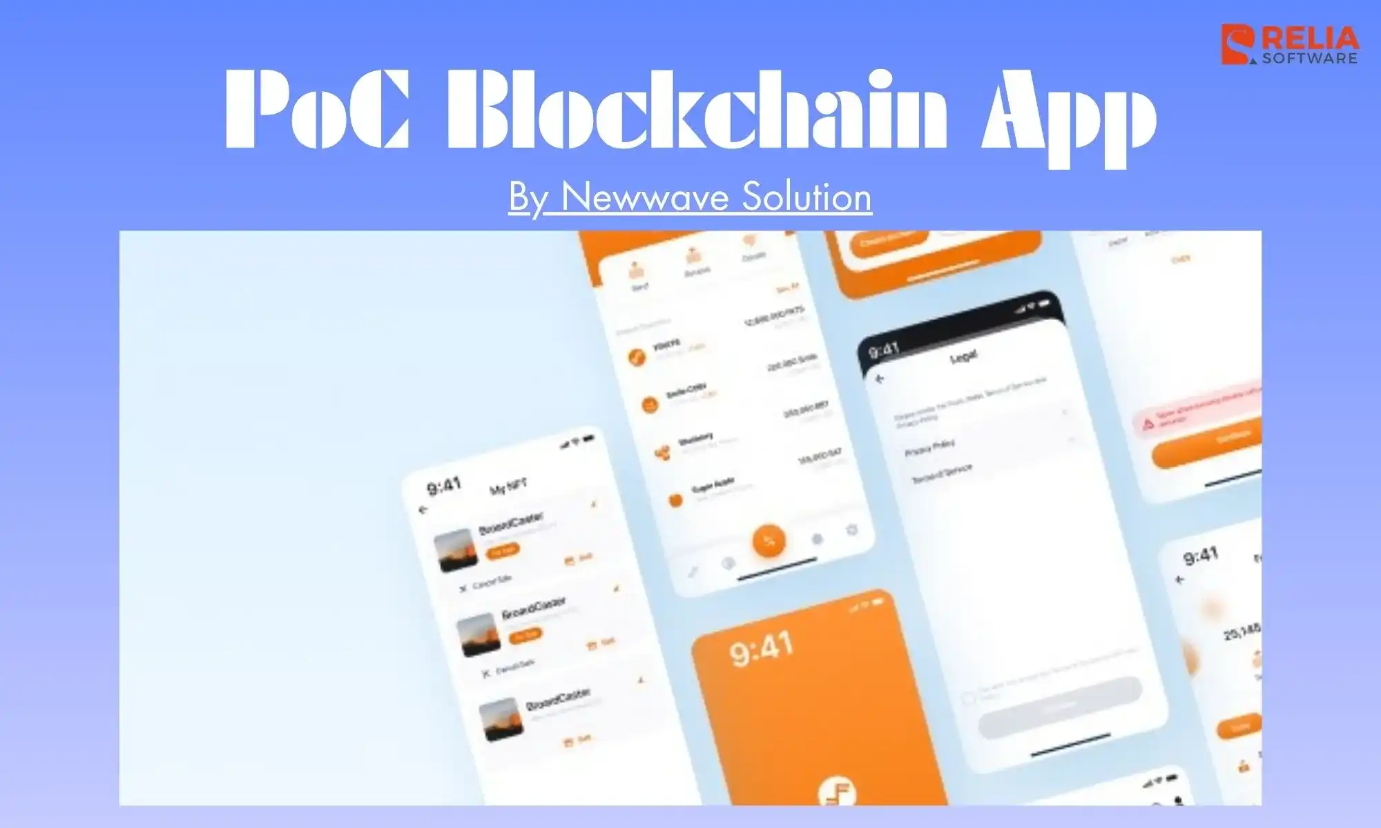 blockchain app development company newwave solution