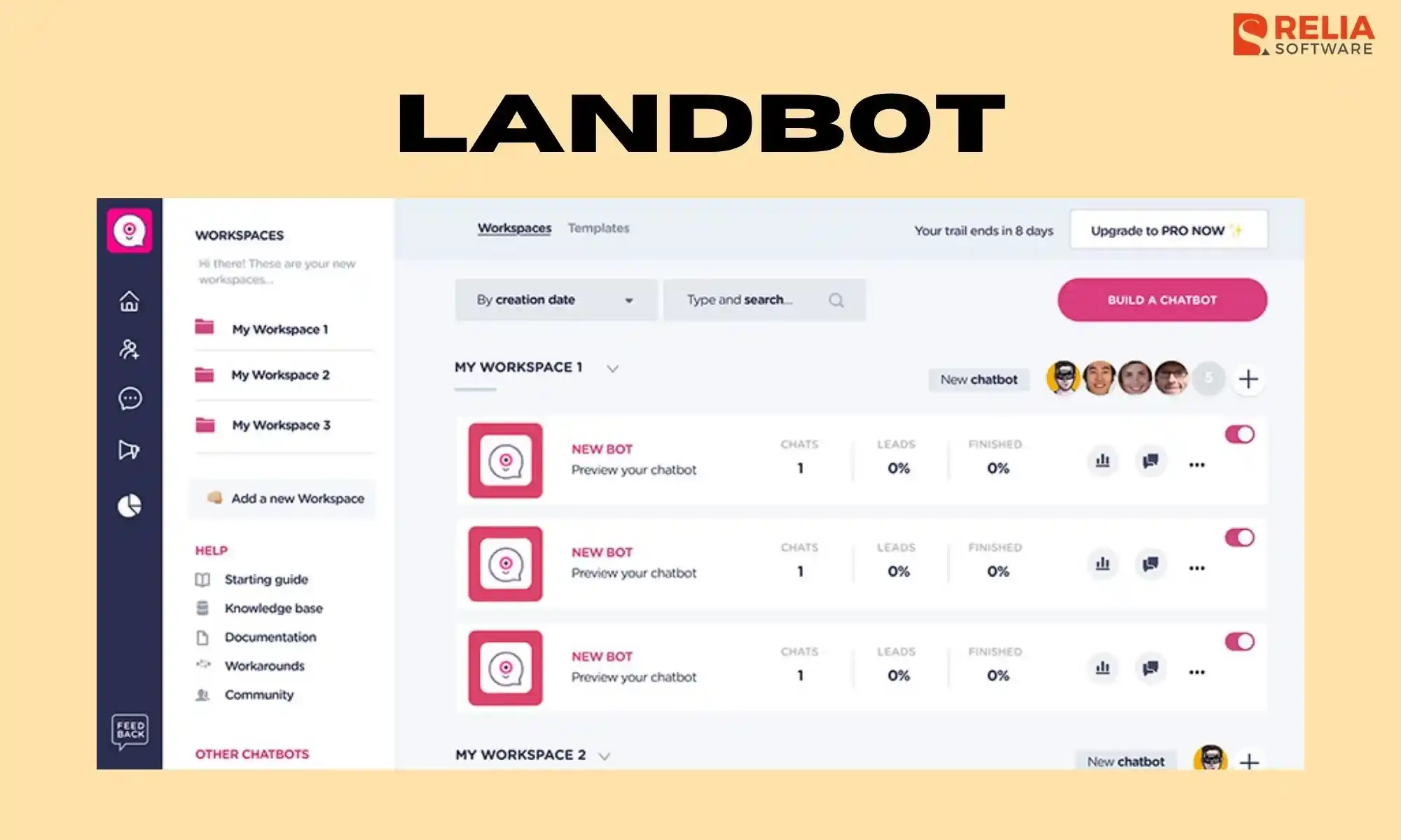 chatbot development framework landbot