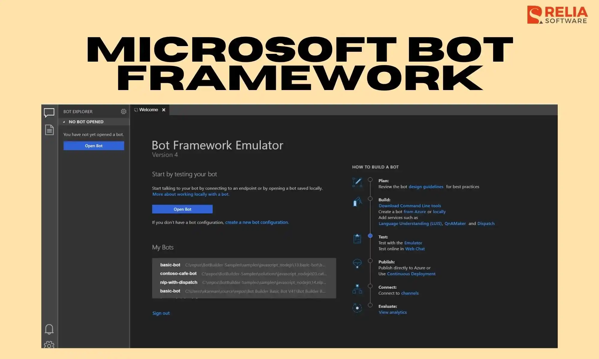chatbot development framework microsoft bot