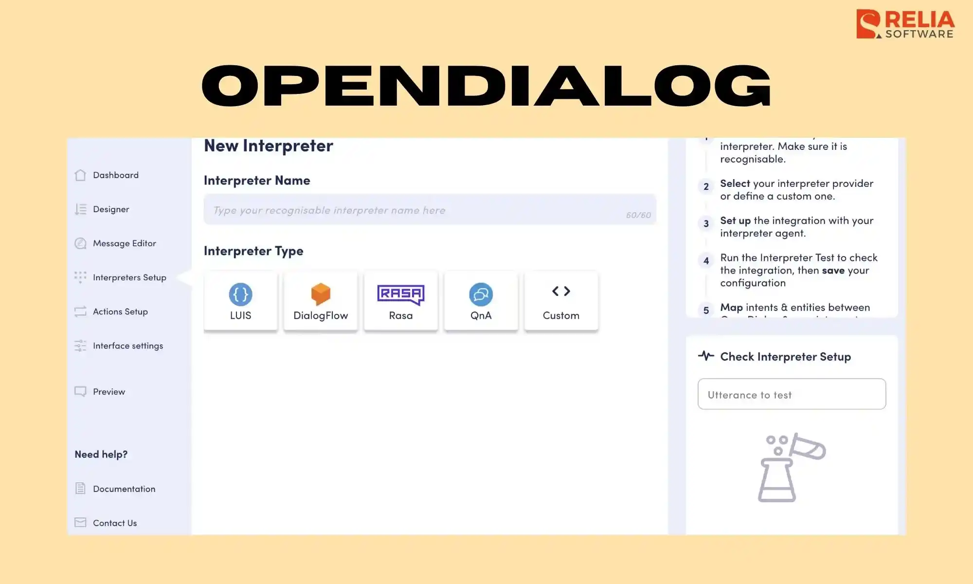 chatbot development framework opendialog