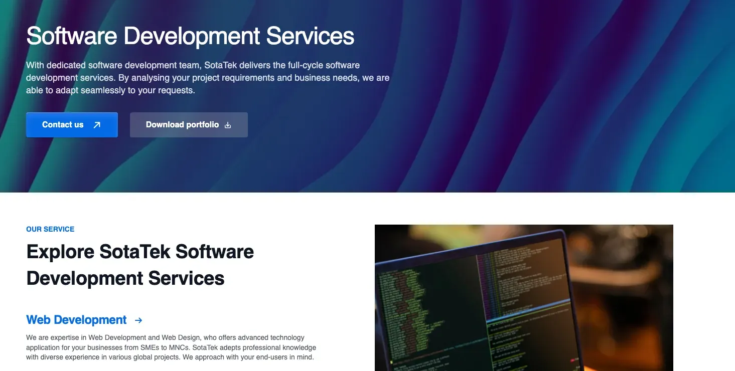 custom software development company sotatek jsc