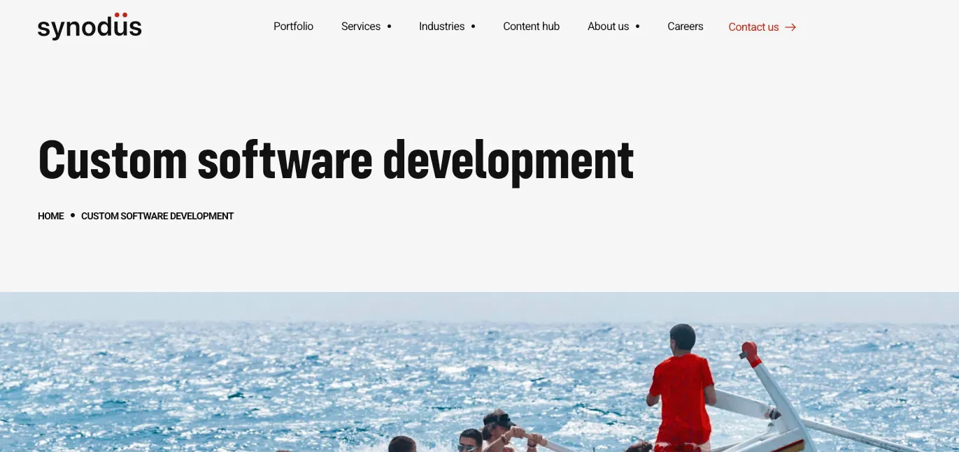 custom software development company synodus