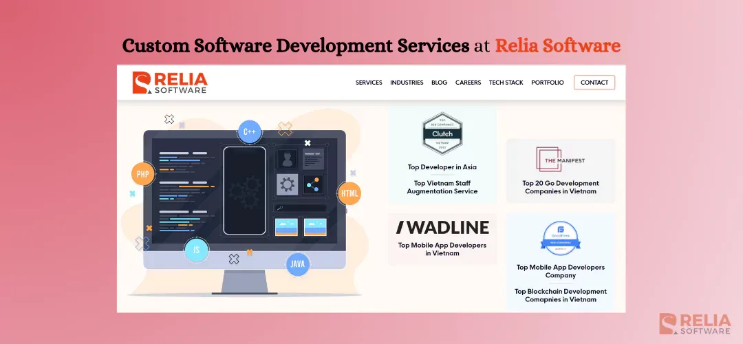 Custom Software Development Services at Relia Software