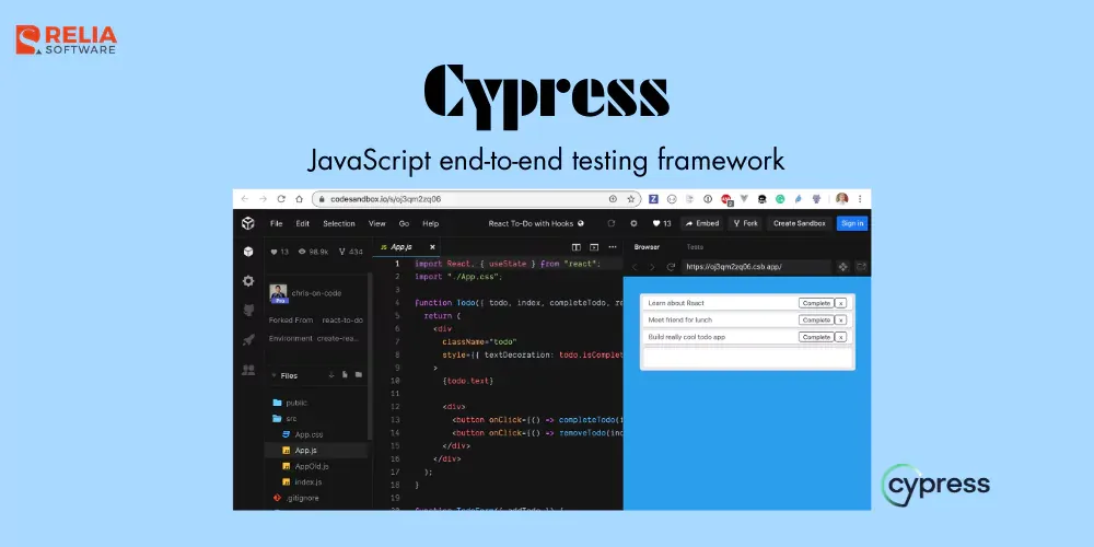 cypress unit testing