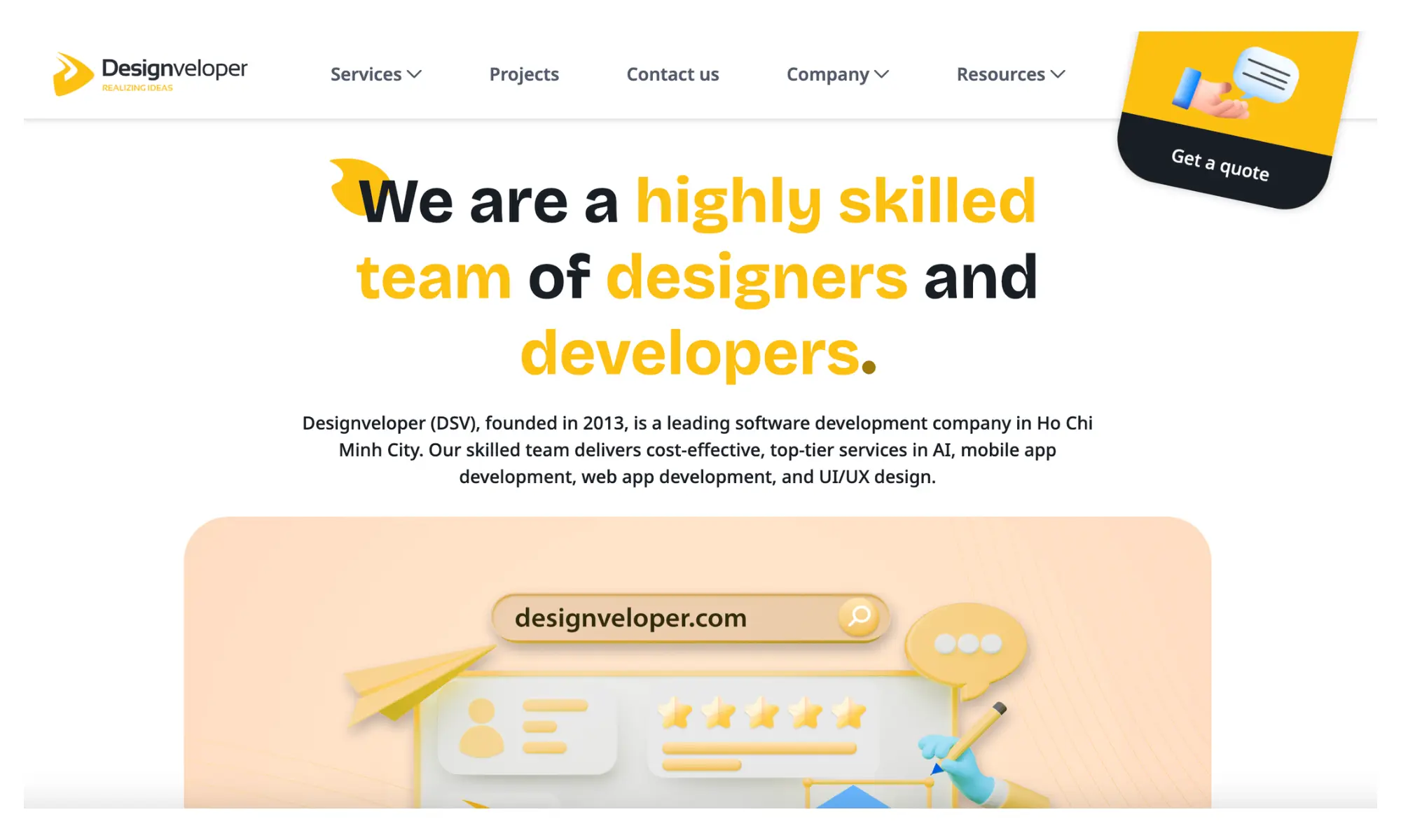 Designveloper operates as a broader digital product studio