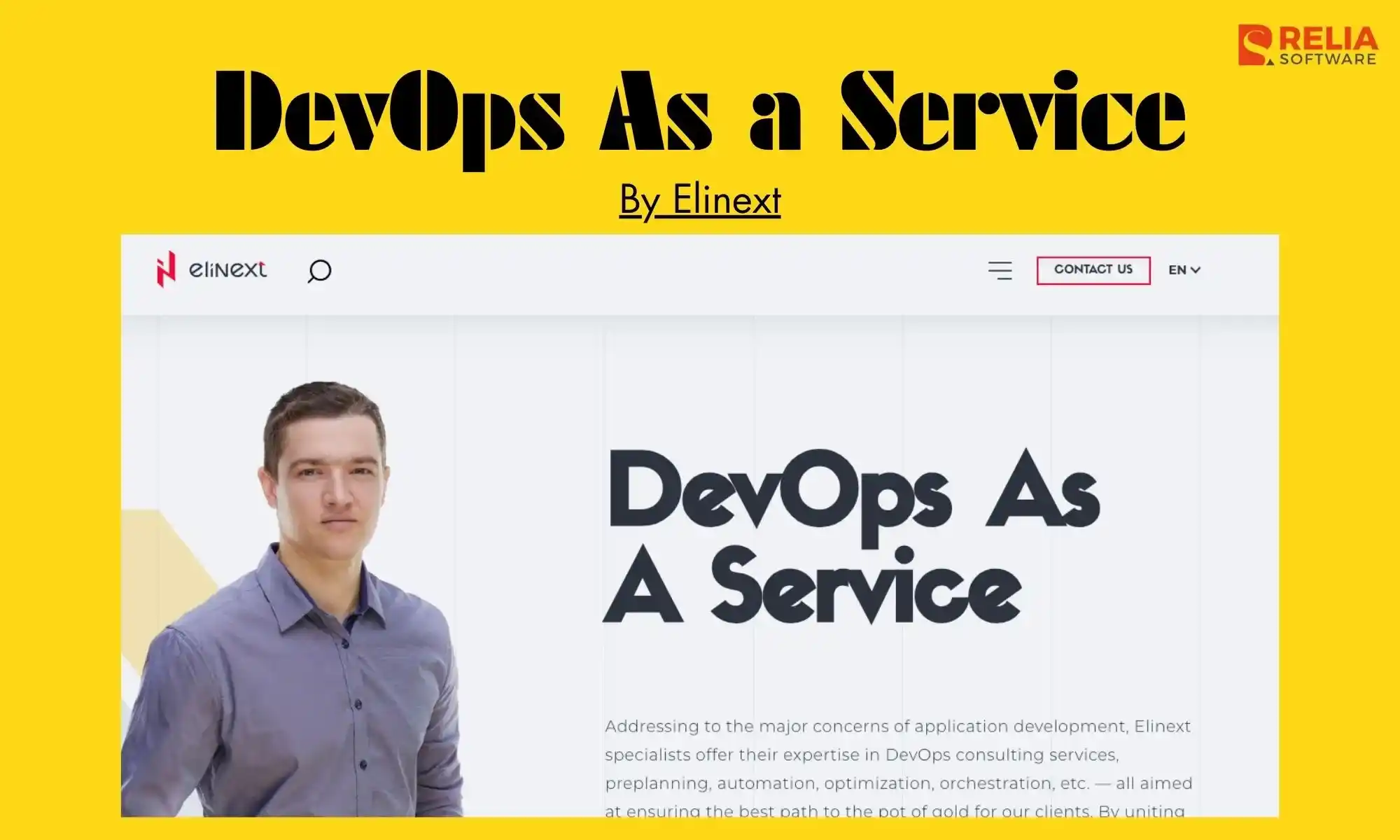 devops consulting company elinext