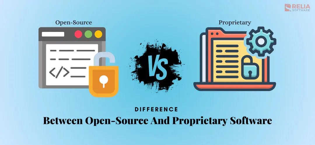 difference between open source and proprietary software