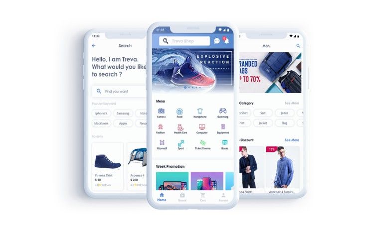 e-commerce app build by flutter