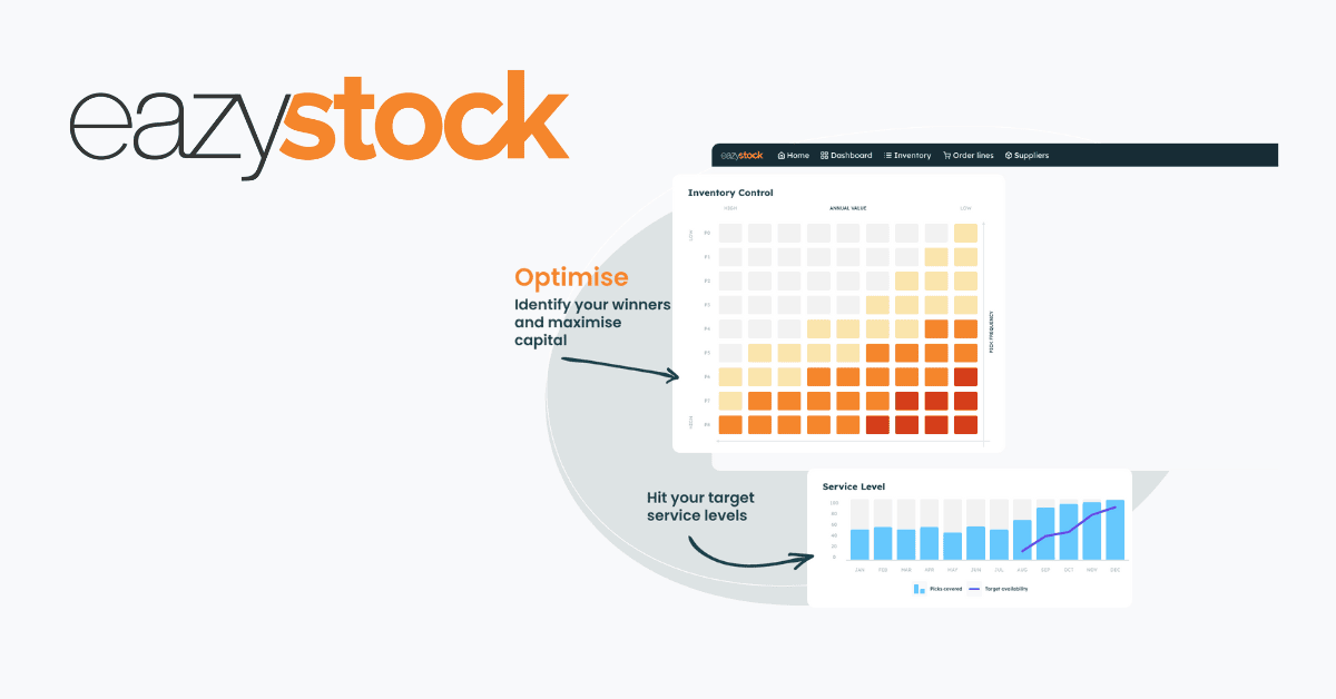 EazyStock is a cloud-based inventory optimization tool