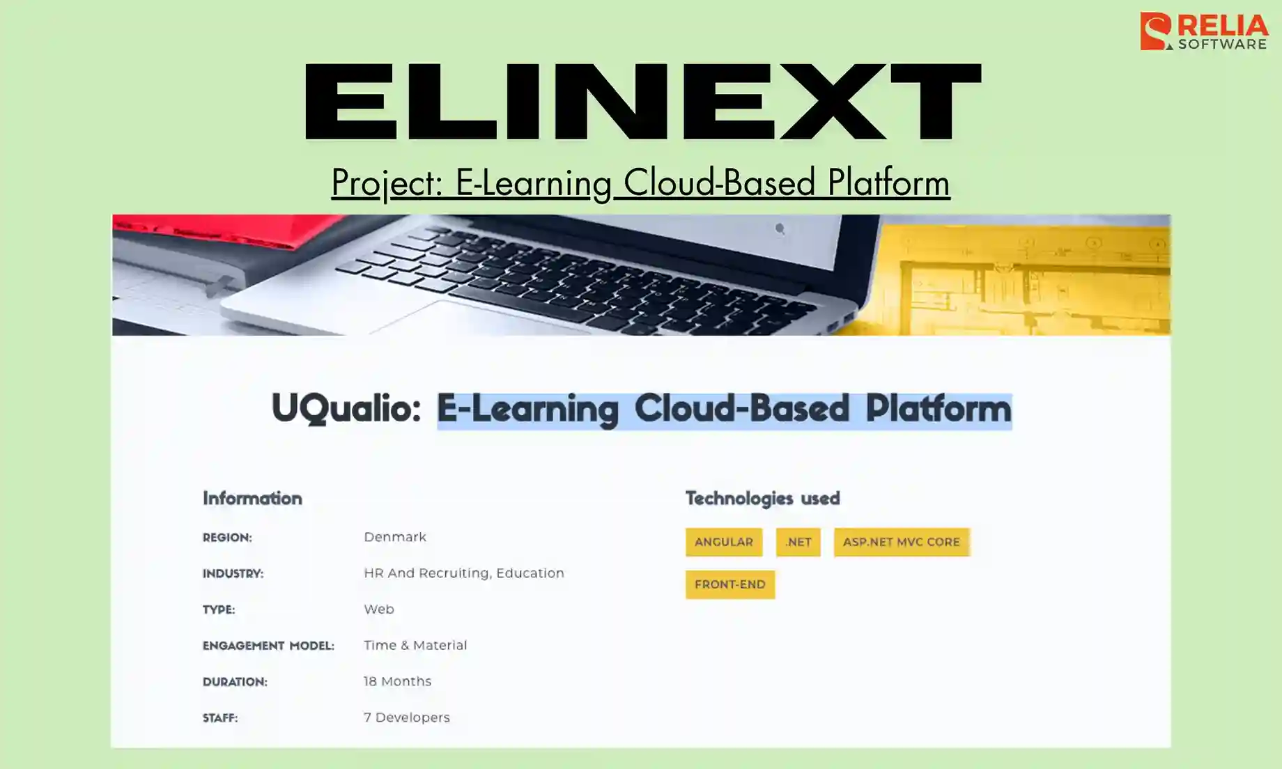 education app development company Elinext