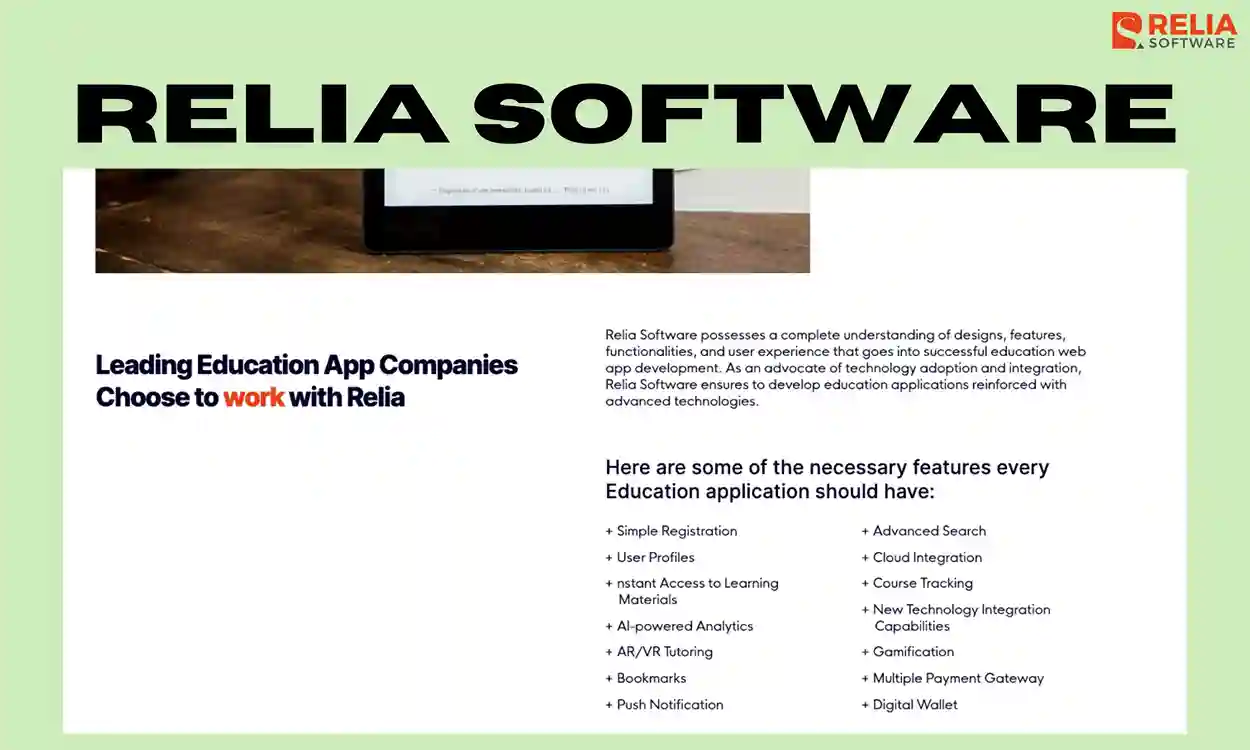 education app development company