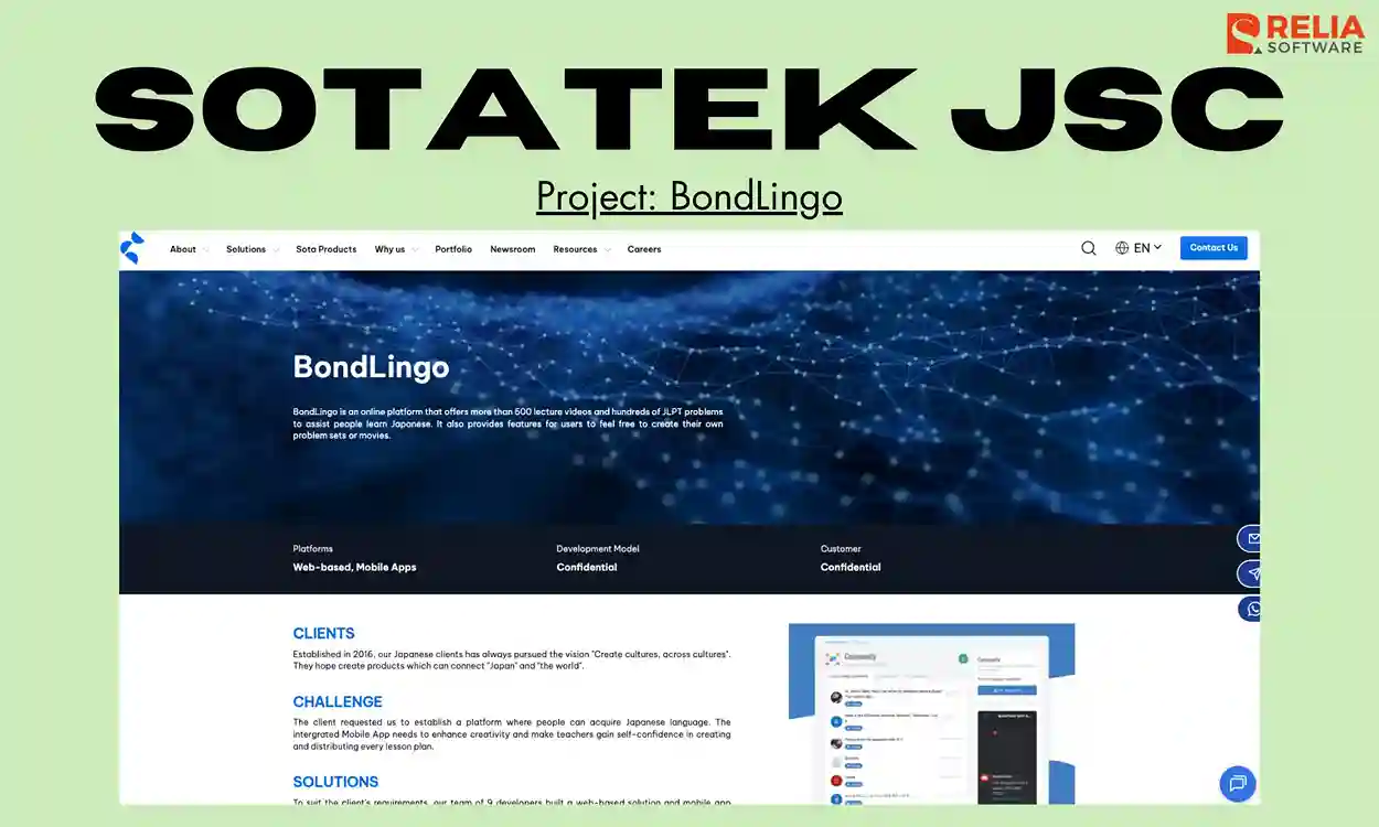 education app development company sotatek jsc