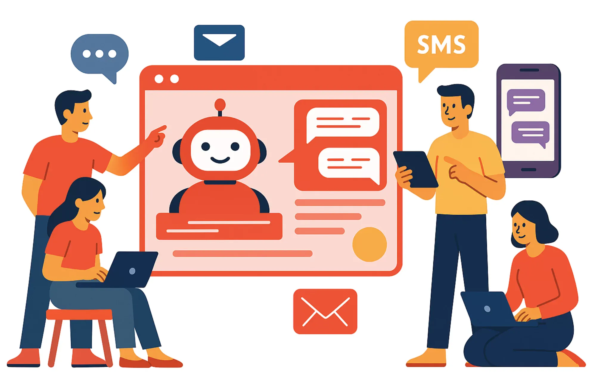 Email & SMS Chatbots