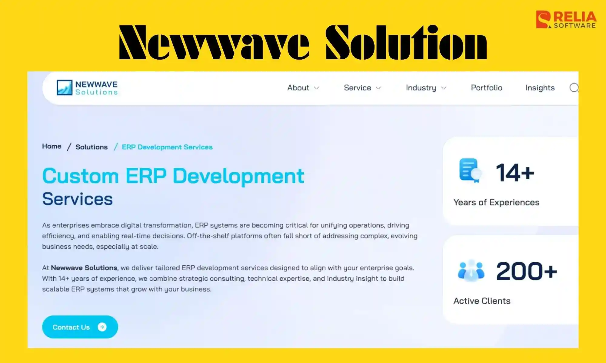 erp development company newwave solution