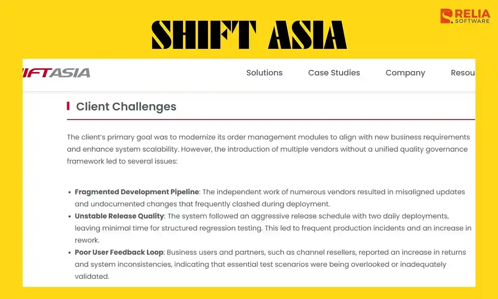 erp development company shift asia