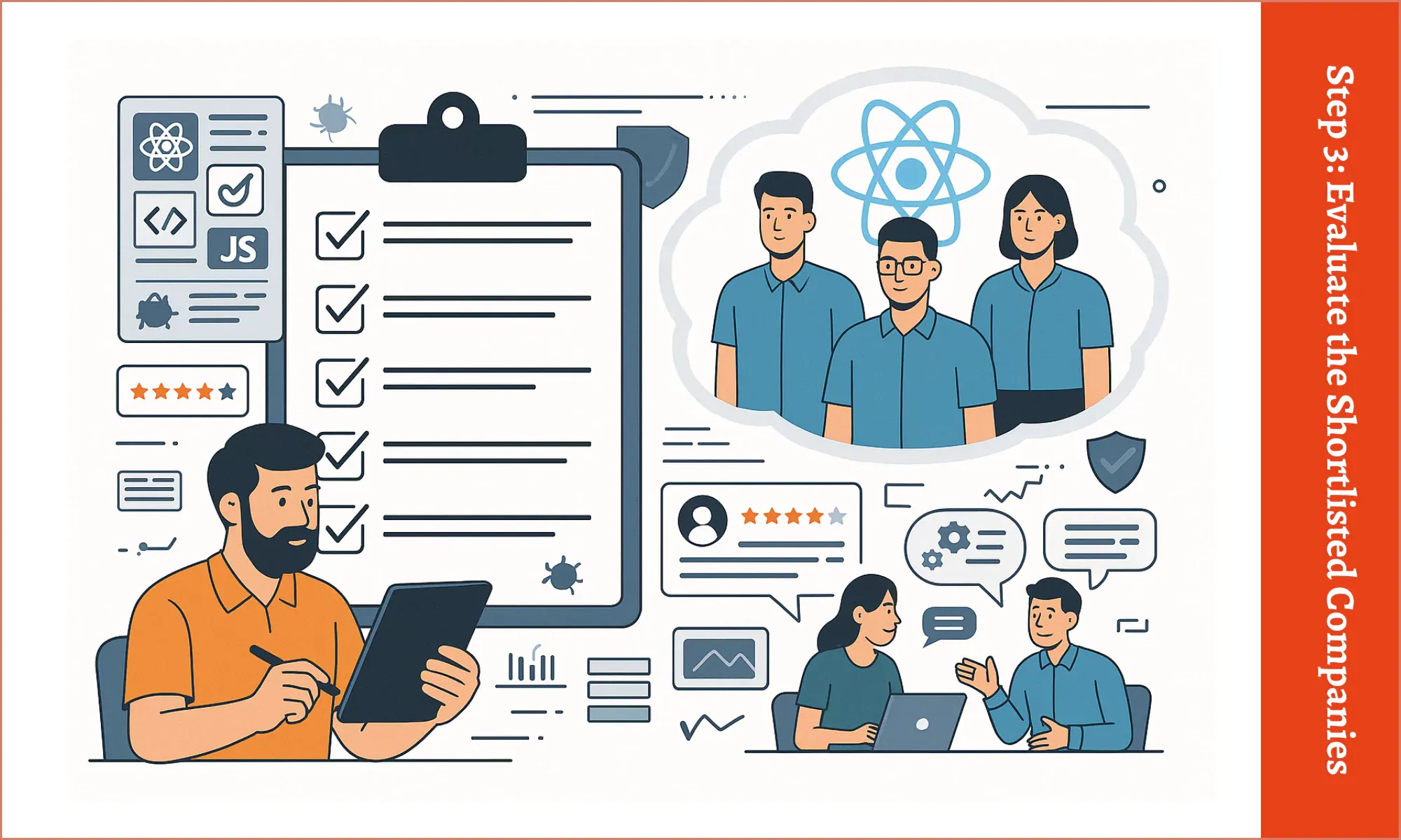 Evaluate the Shortlisted Companies