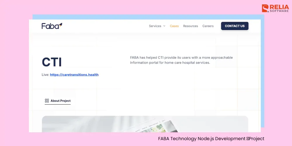 FABA Technology Nodejs development services