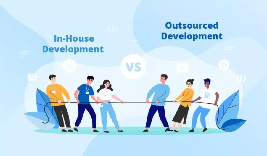 In-house vs Outsourcing Software Development