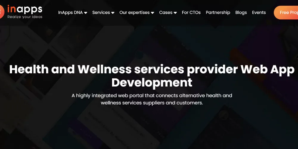 fitness app development company inapps