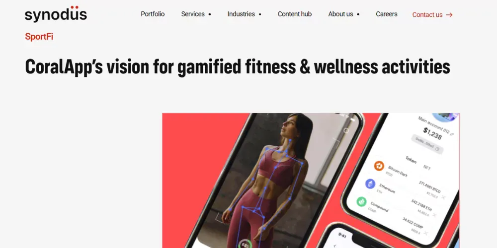 fitness app development company synodus