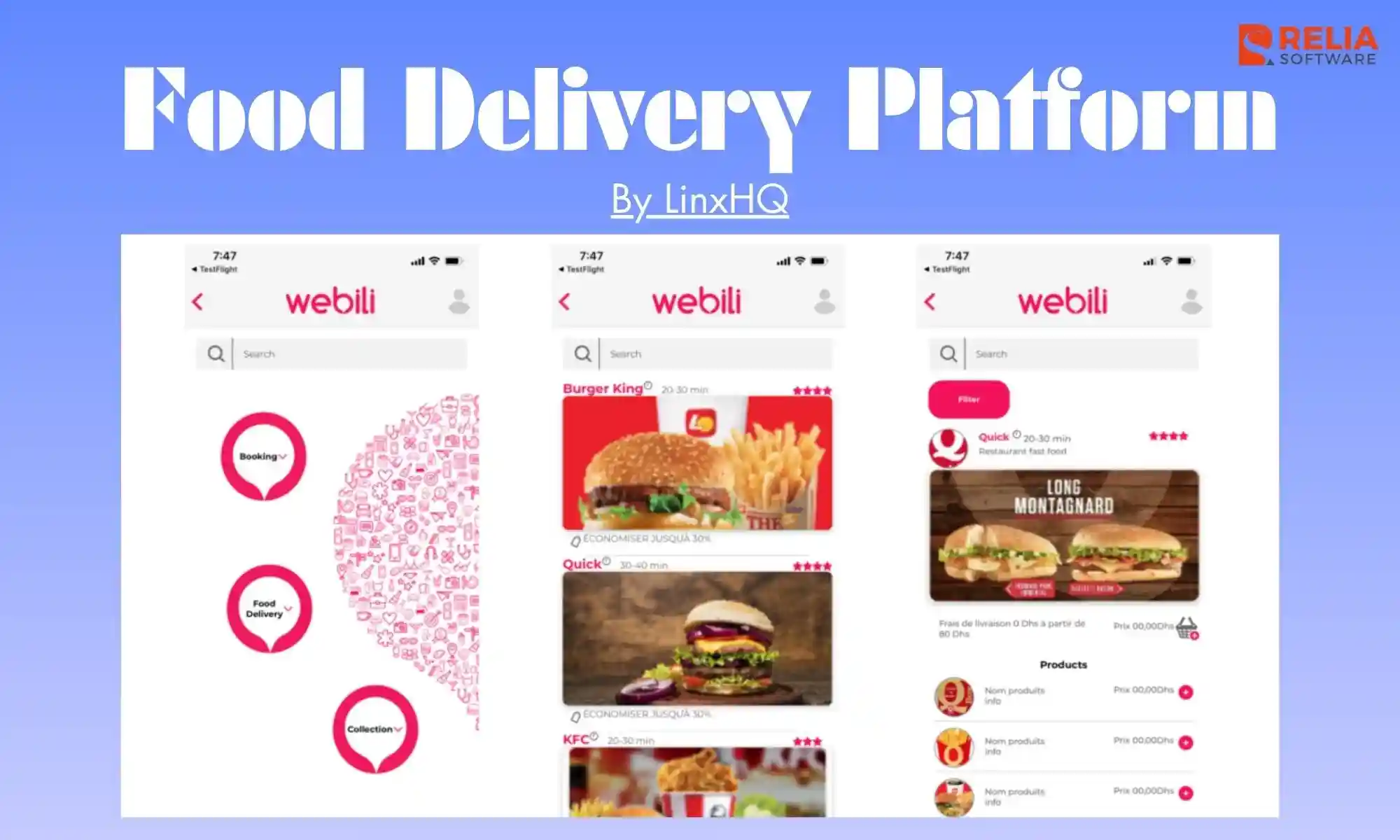 food delivery app development company linxhq