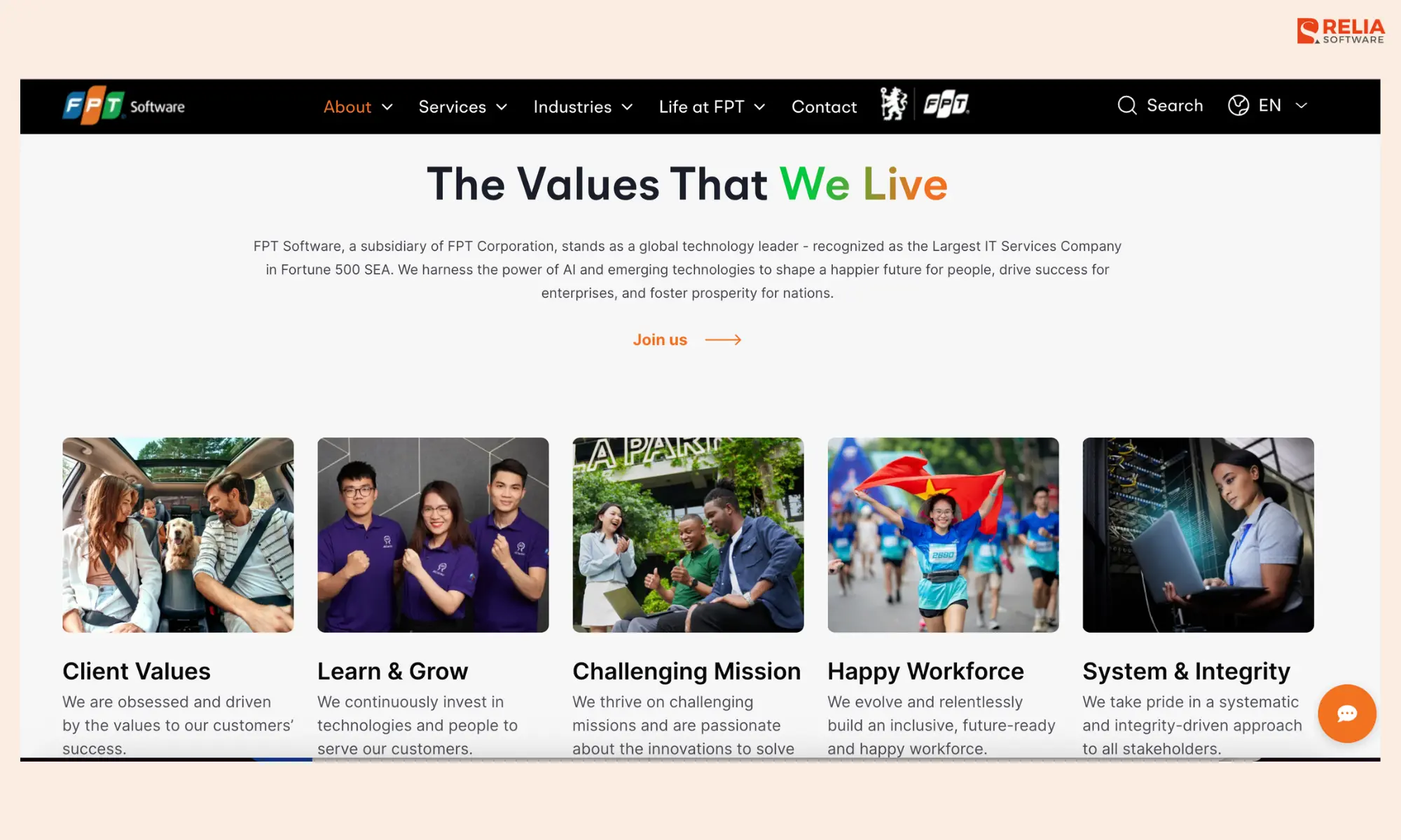 FPT Software is the largest IT services company in Viet Nam.