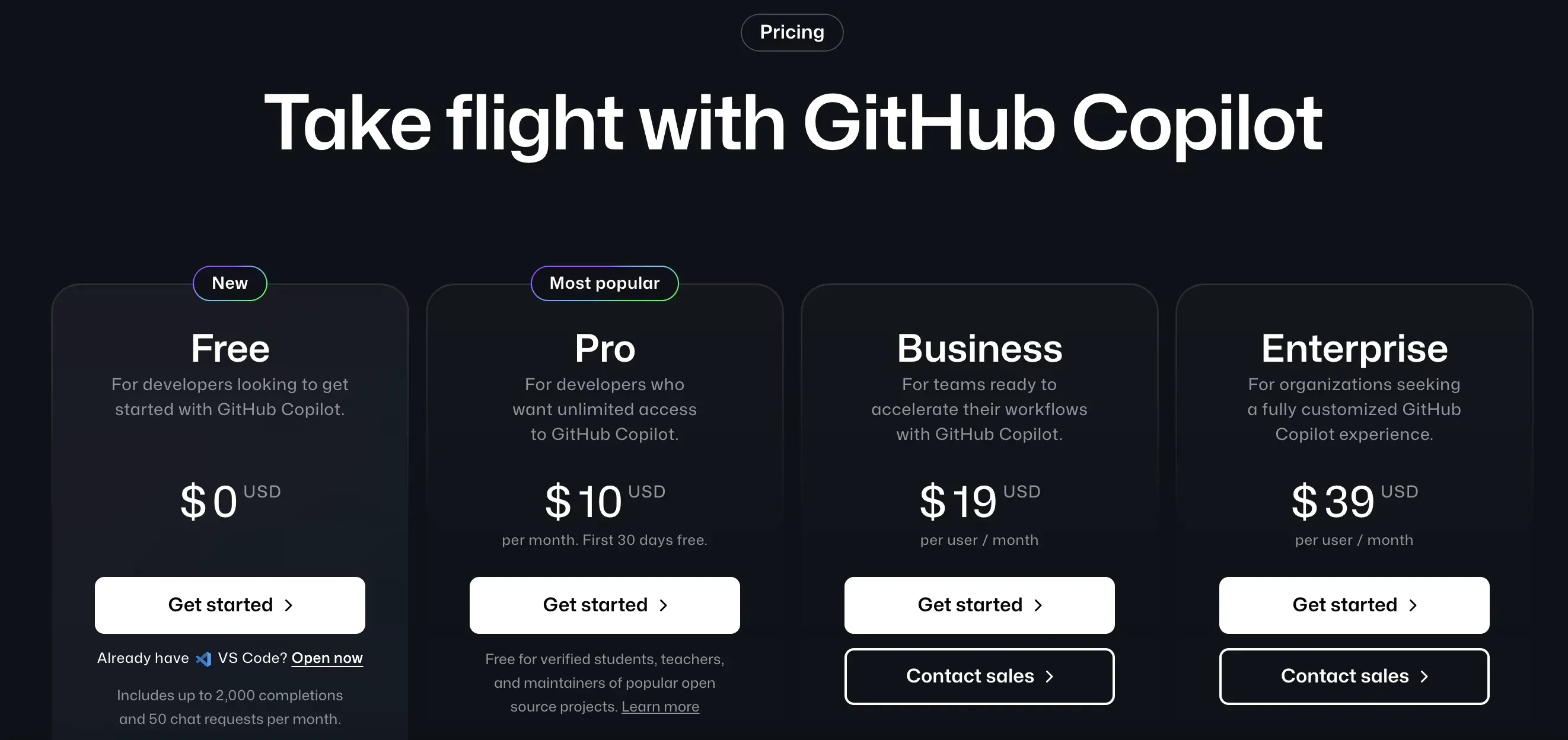 Copilot Pricing