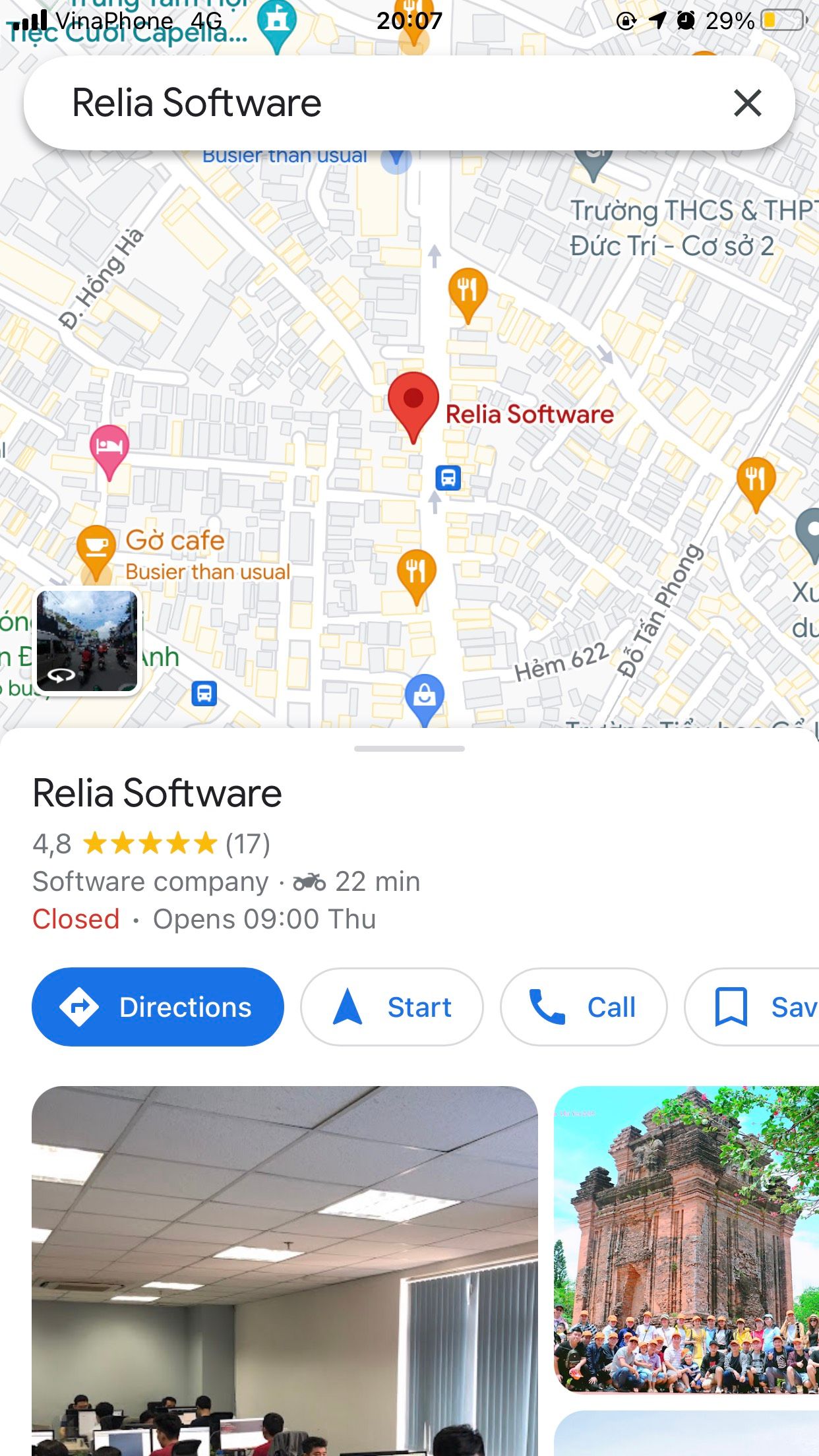 relia software in google maps