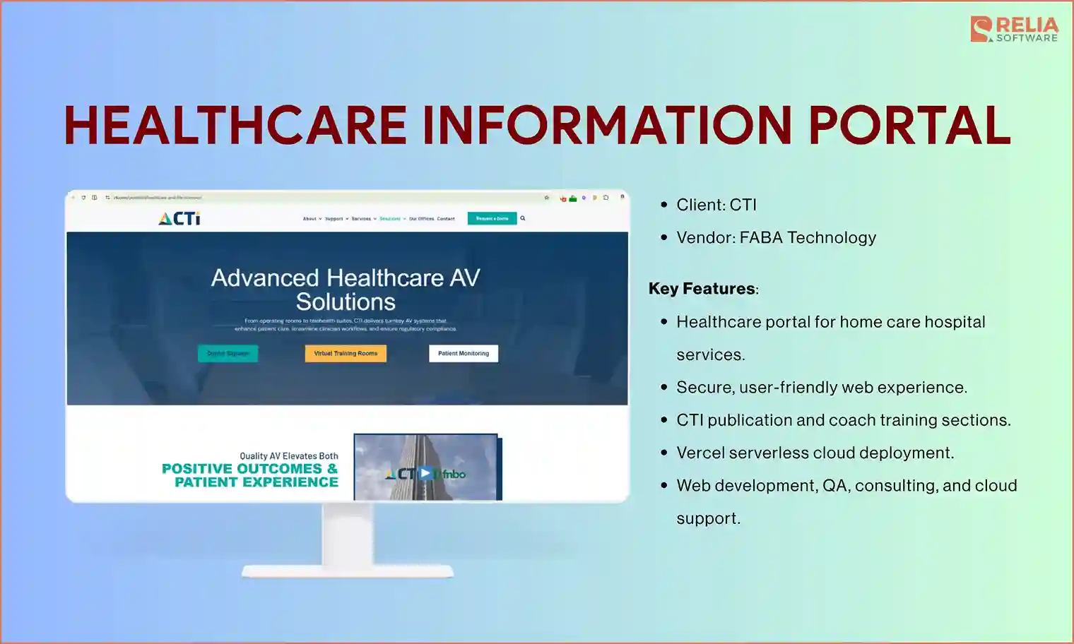 healthcare software development faba technology