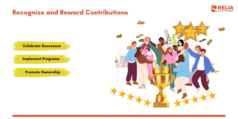 how to manage a software development team rewards