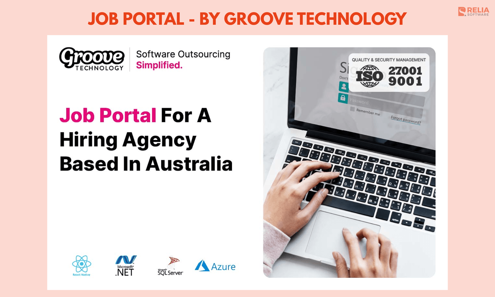 Groove built a React Native mobile app for an Australian recruitment agency's existing SaaS platform.