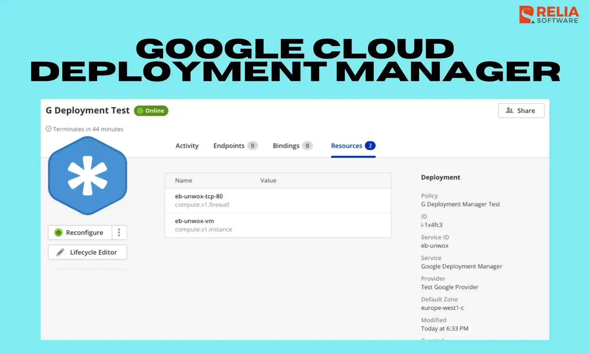 Google Cloud Deployment Manager Infrastructure as Code Tool
