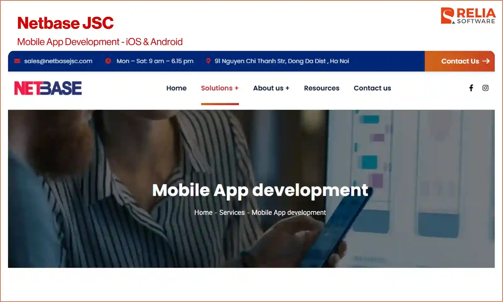 ios app development company netbasejsc