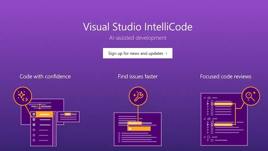Microsoft Visual Studio IntelliCode is an extension of Visual Studio Code to boost developer efficiency with AI-assisted coding.