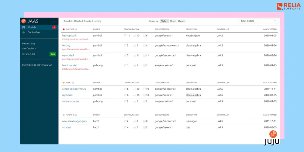 Juju configuration management tool