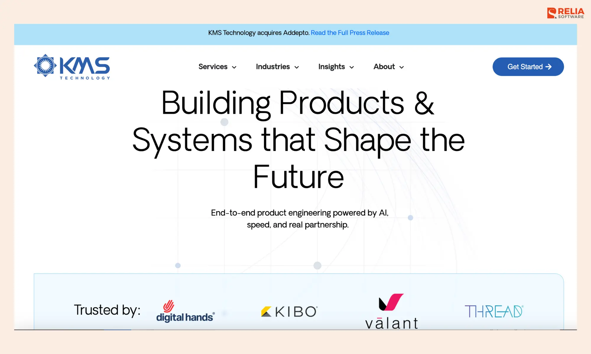 KMS Technology is a strategic software engineering partner.