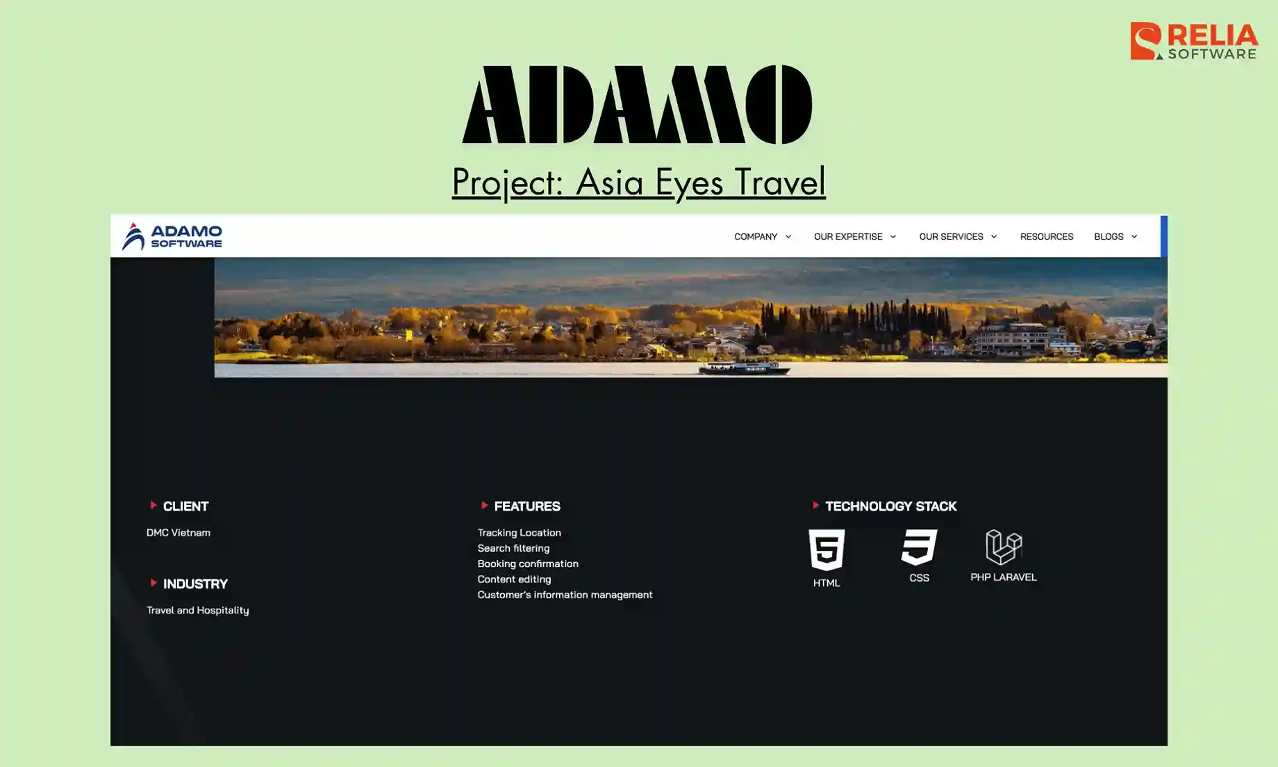laravel development company adamo