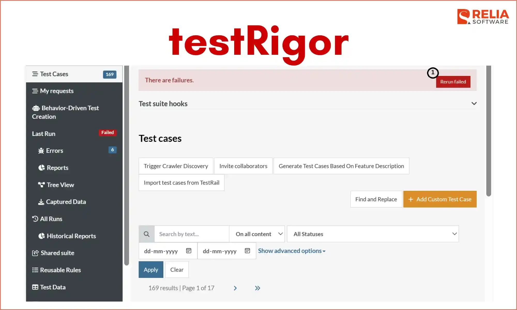 leading ai agents in software testing testrigor