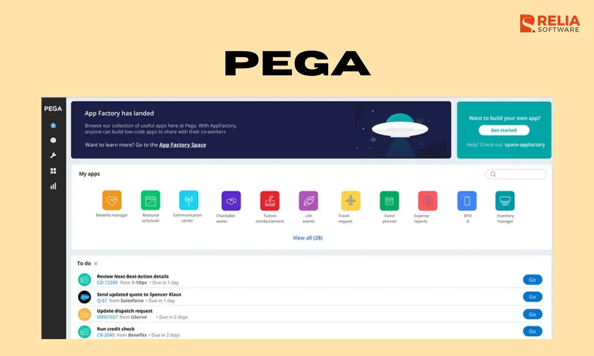 low code no code platform pega