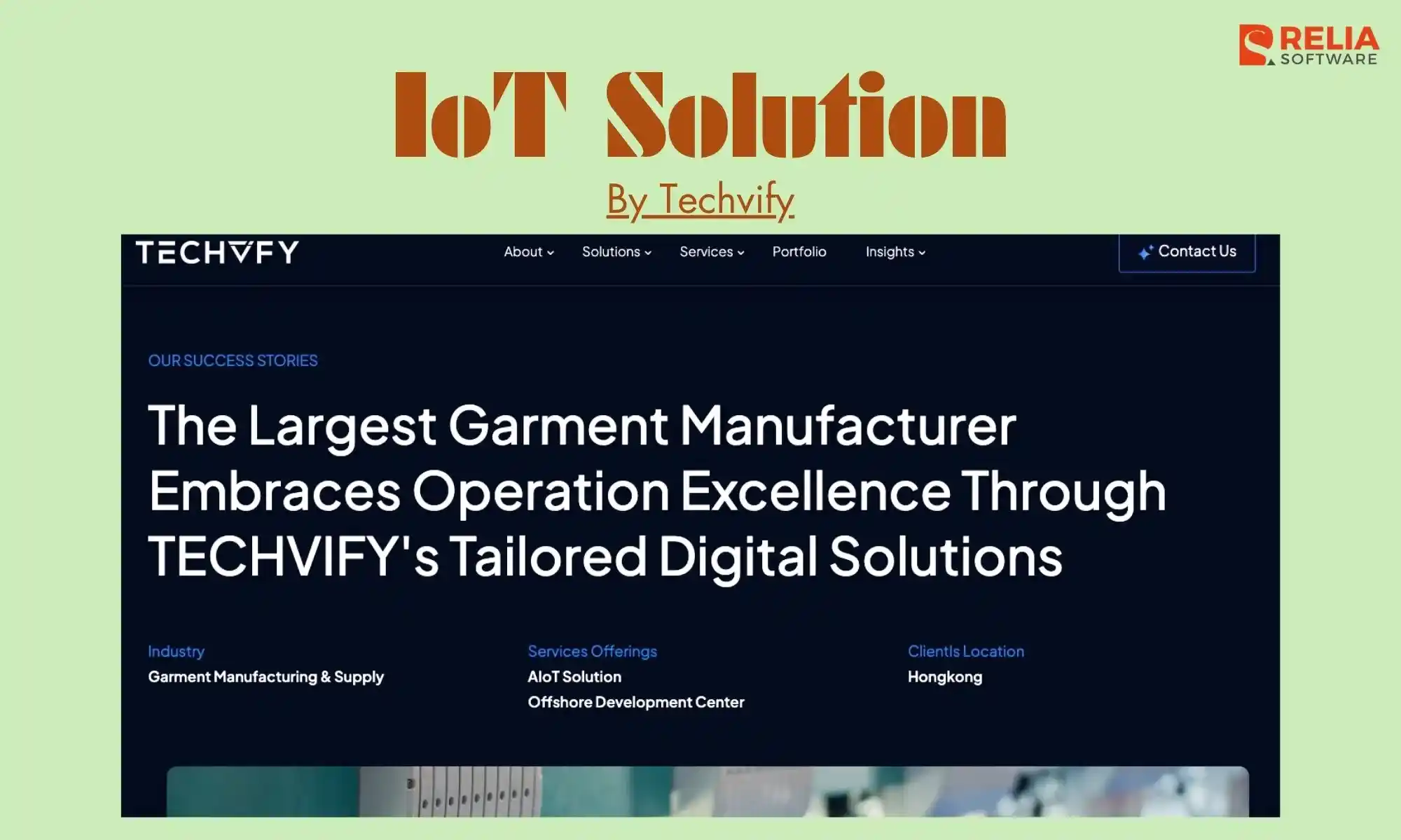 manufacturing software development company techvify