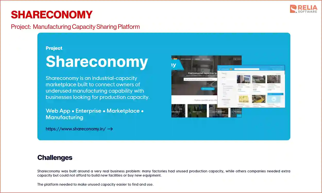 manufacturing software development project example
