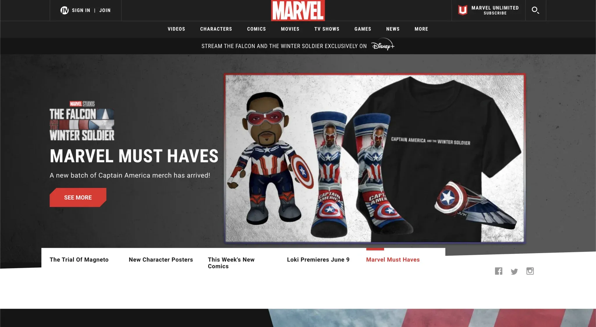 Marvel.com is the official Next JS website for Marvel movies, characters, comics, and TV.